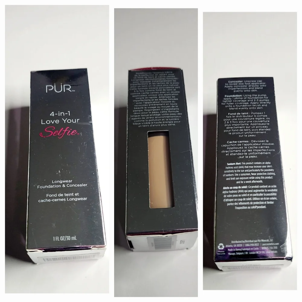 PurMinerals 4 in 1 Love Your Selfie Longwear Foundation Oak TN3